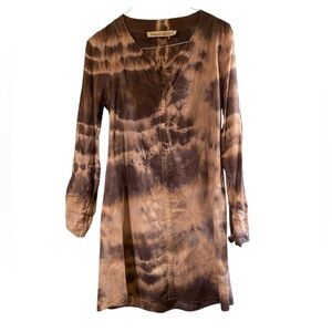 Rabens Saloner / Chore dress Painters Tunic Dress Tie-Dye medium m